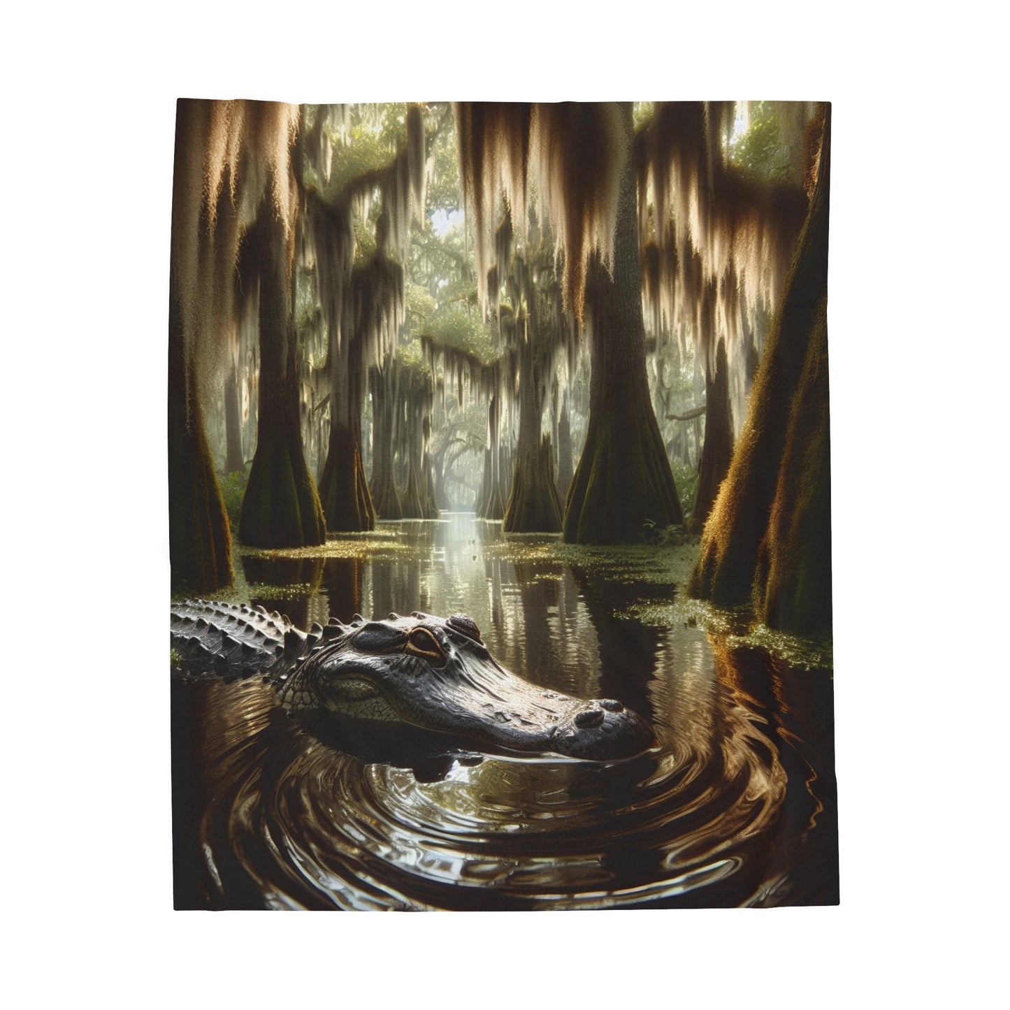 Swamp Guardian Velveteen Plush Blanket