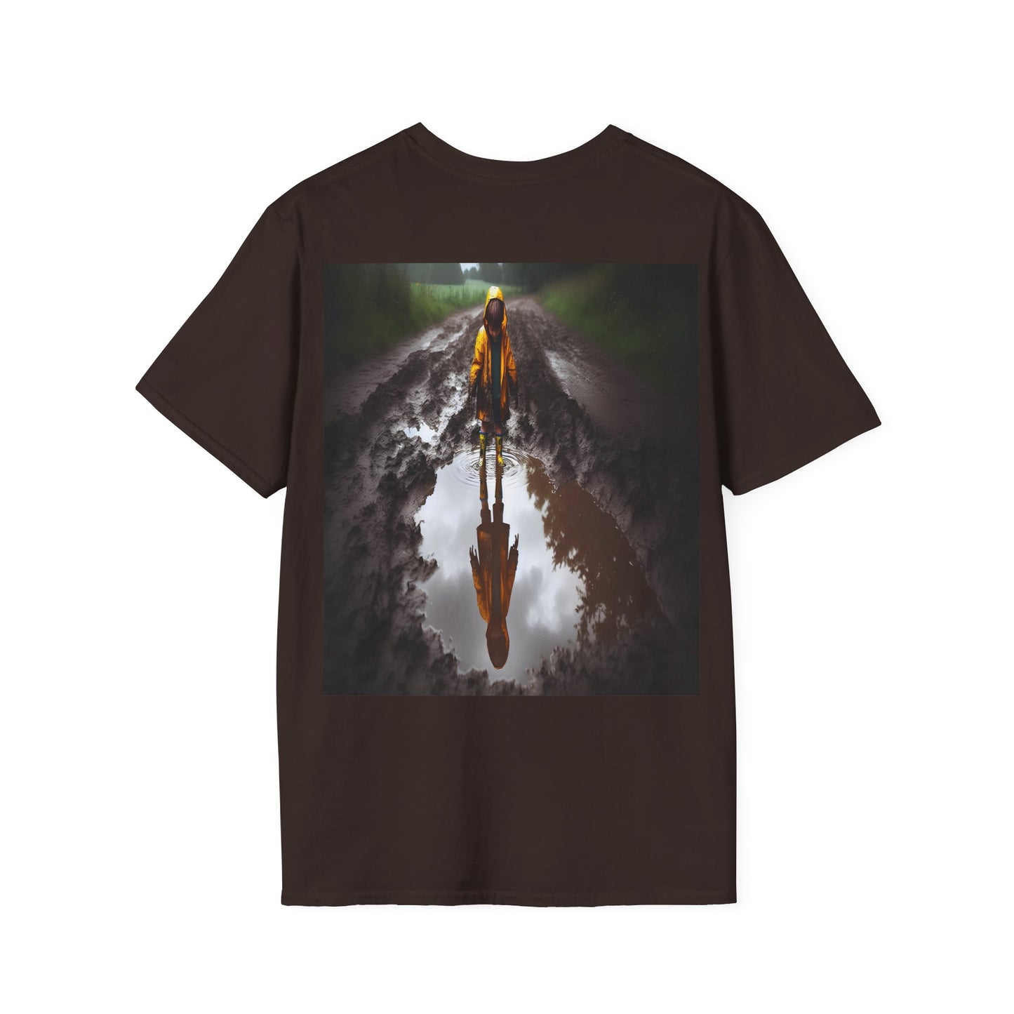 rainy day puddles Unisex Softstyle T-Shirt