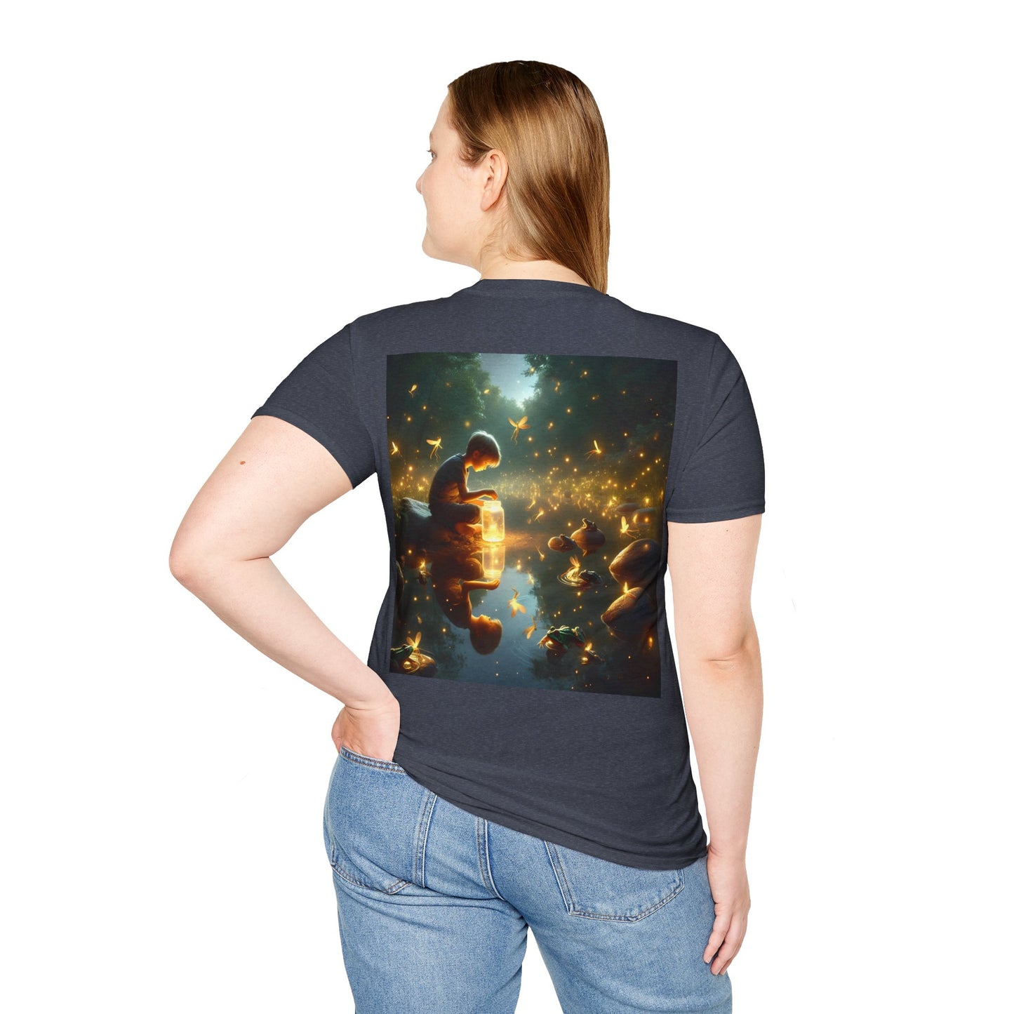 lightning bug nights Unisex Softstyle T-Shirt