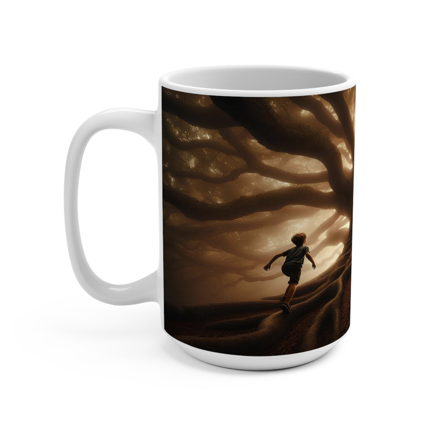 oak tree climb Mug 15oz