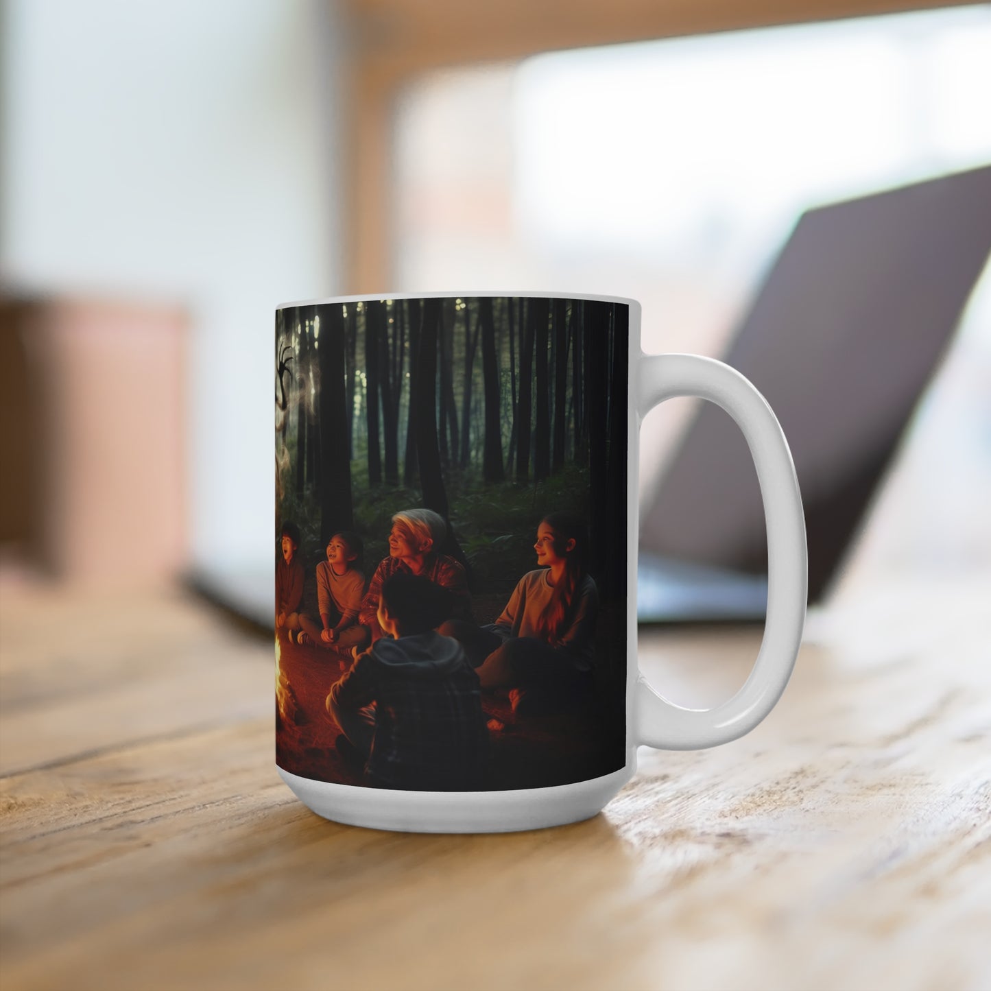 campfire ghost storys Mug 15oz
