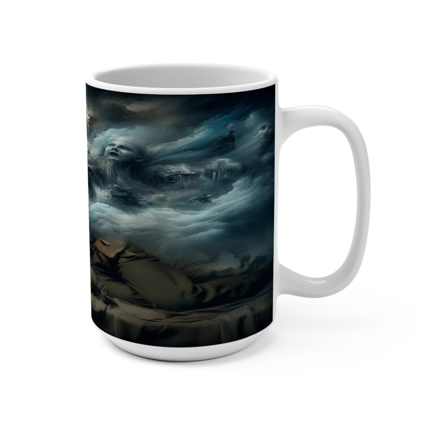 a soldiers, burden Mug 15oz
