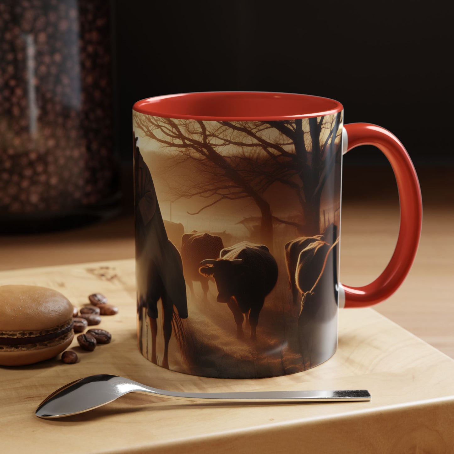 cowboys morning Accent Coffee Mug (11, 15oz)