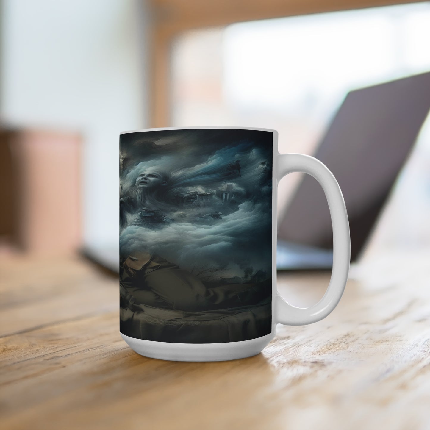 a soldiers, burden Mug 15oz