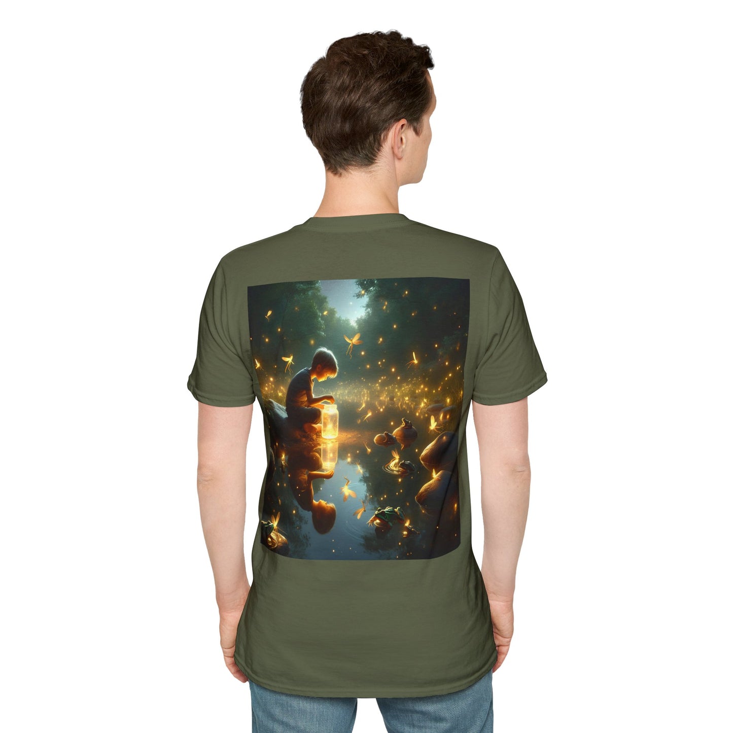lightning bug nights Unisex Softstyle T-Shirt