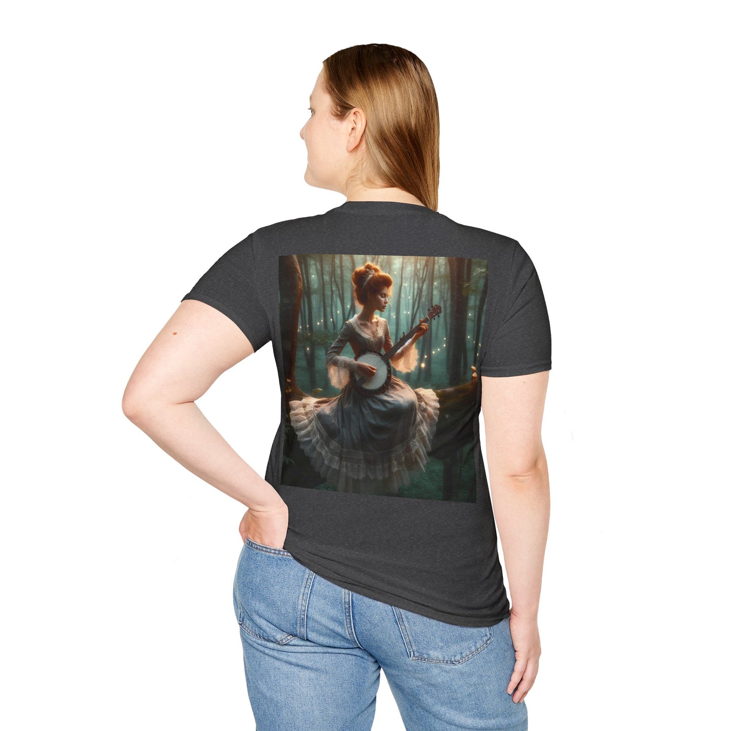 Magical banjo, Forest Unisex Softstyle T-Shirt