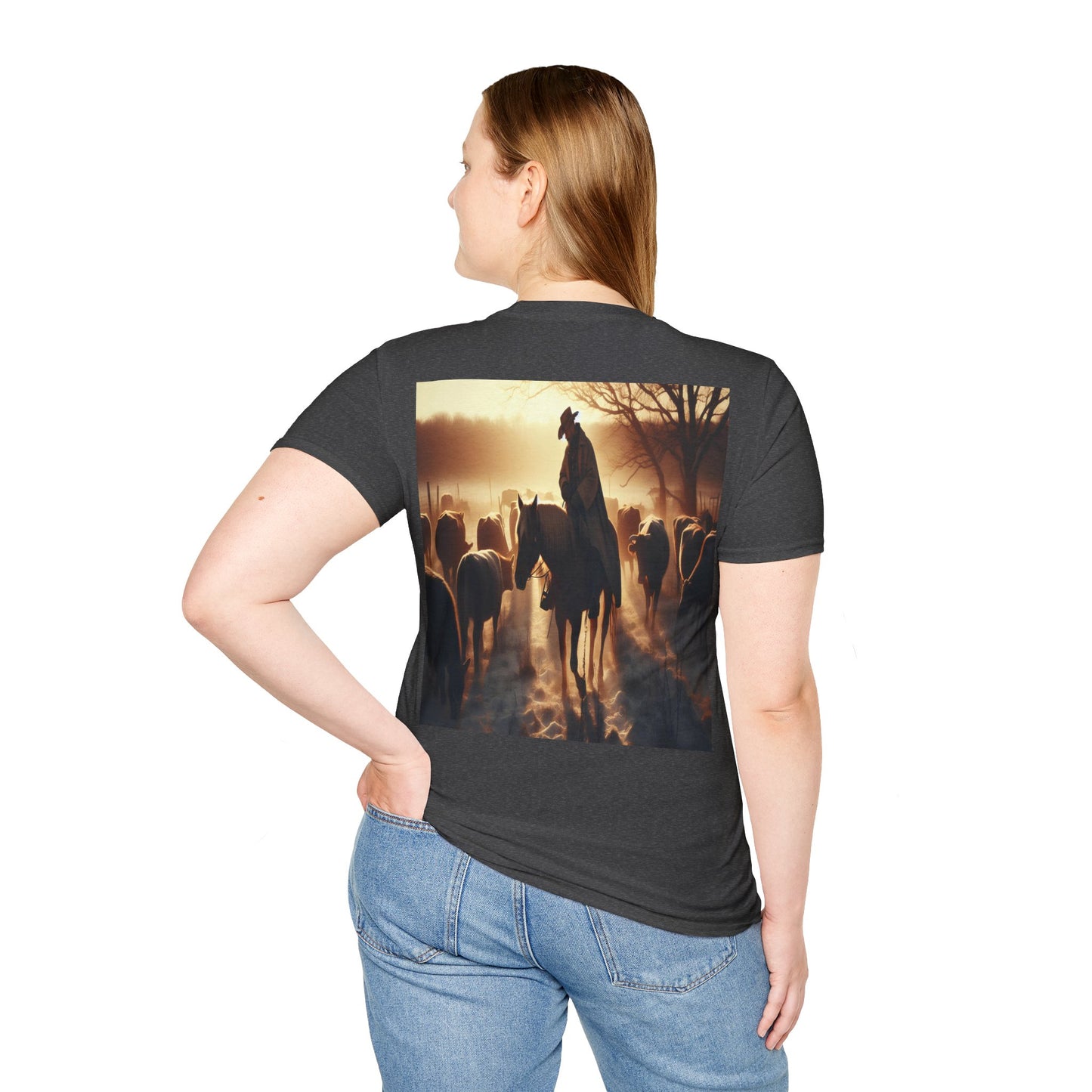 early morning rides Unisex Softstyle T-Shirt
