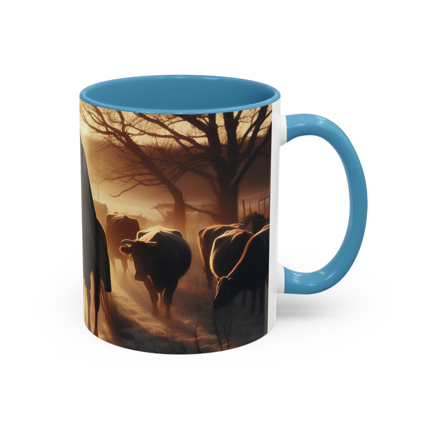 cowboys morning Accent Coffee Mug (11, 15oz)