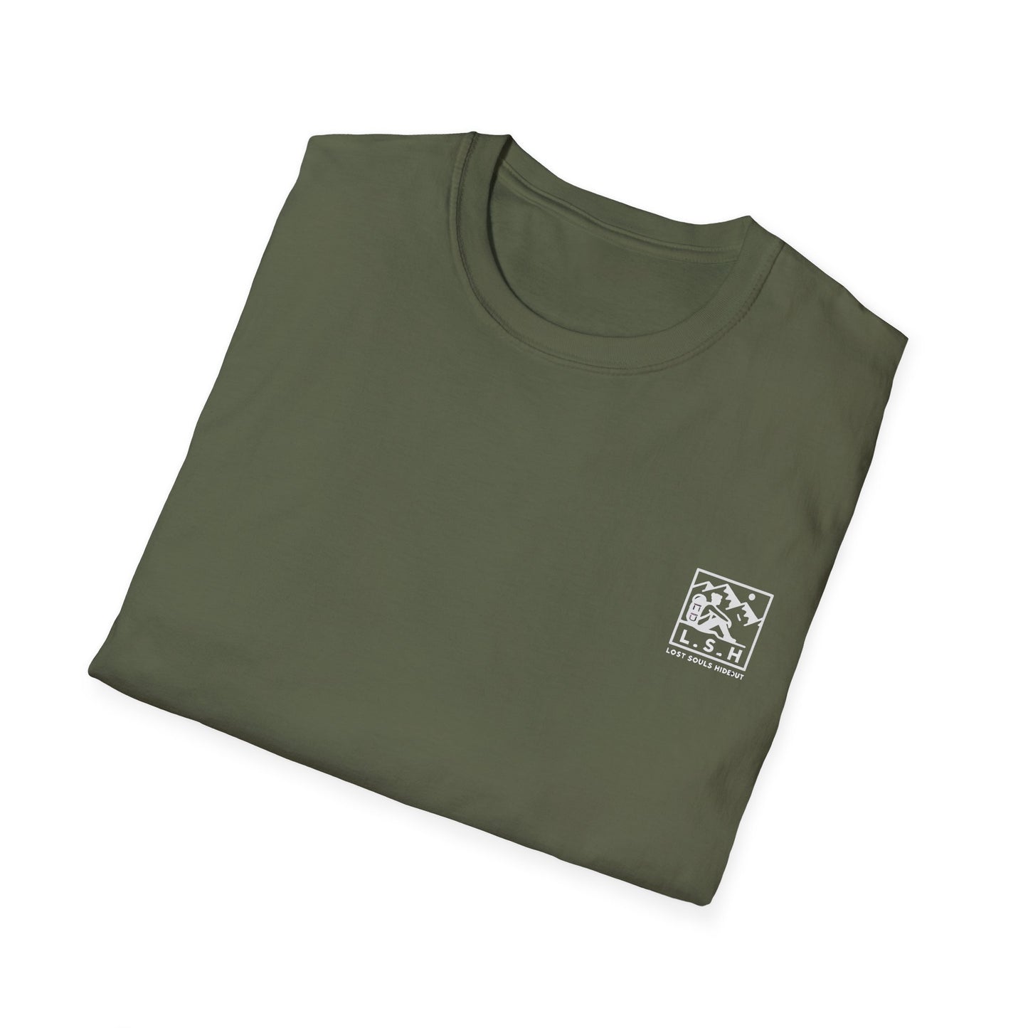 cloudy fields rides Unisex Softstyle T-Shirt
