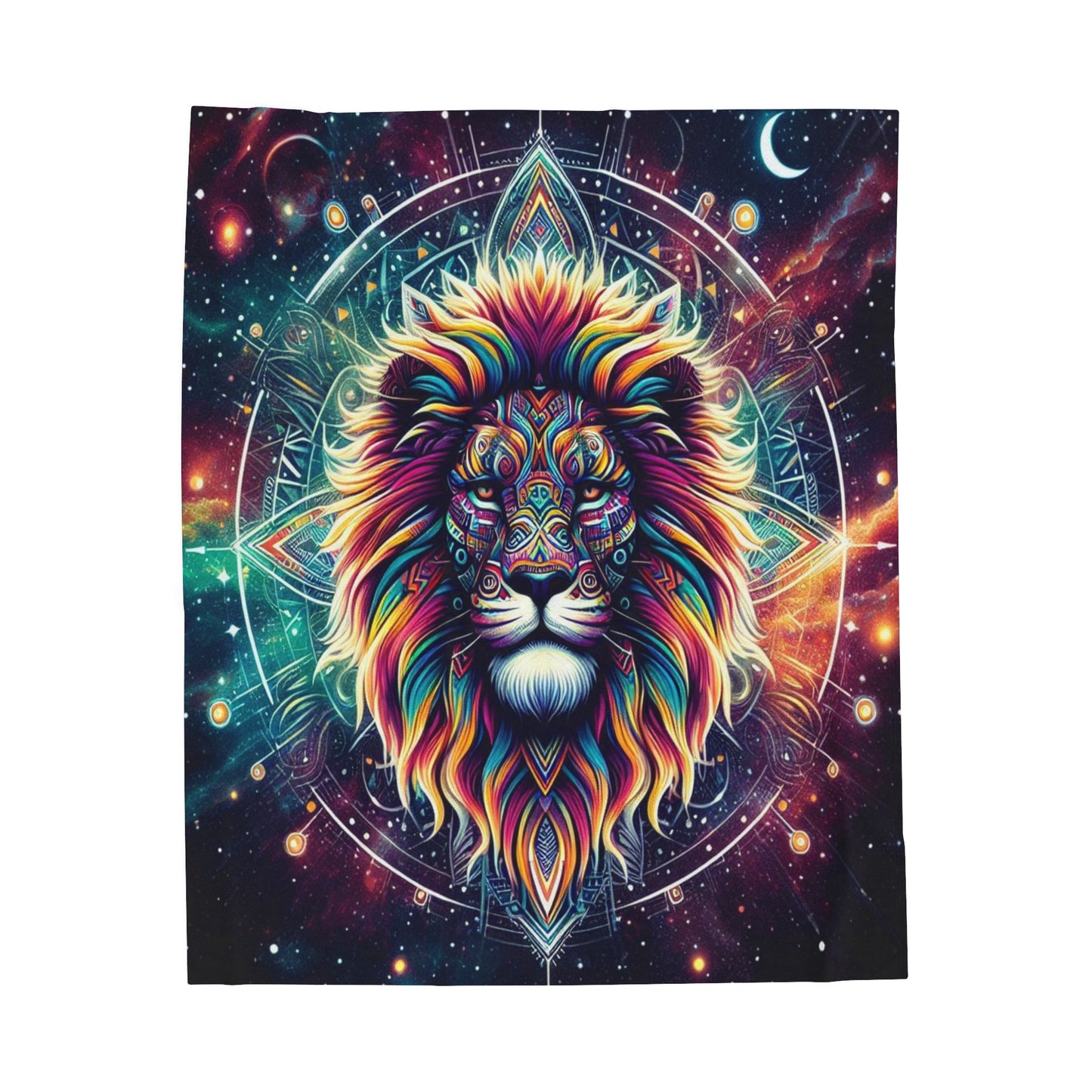 Mythic lion Velveteen Plush Blanket