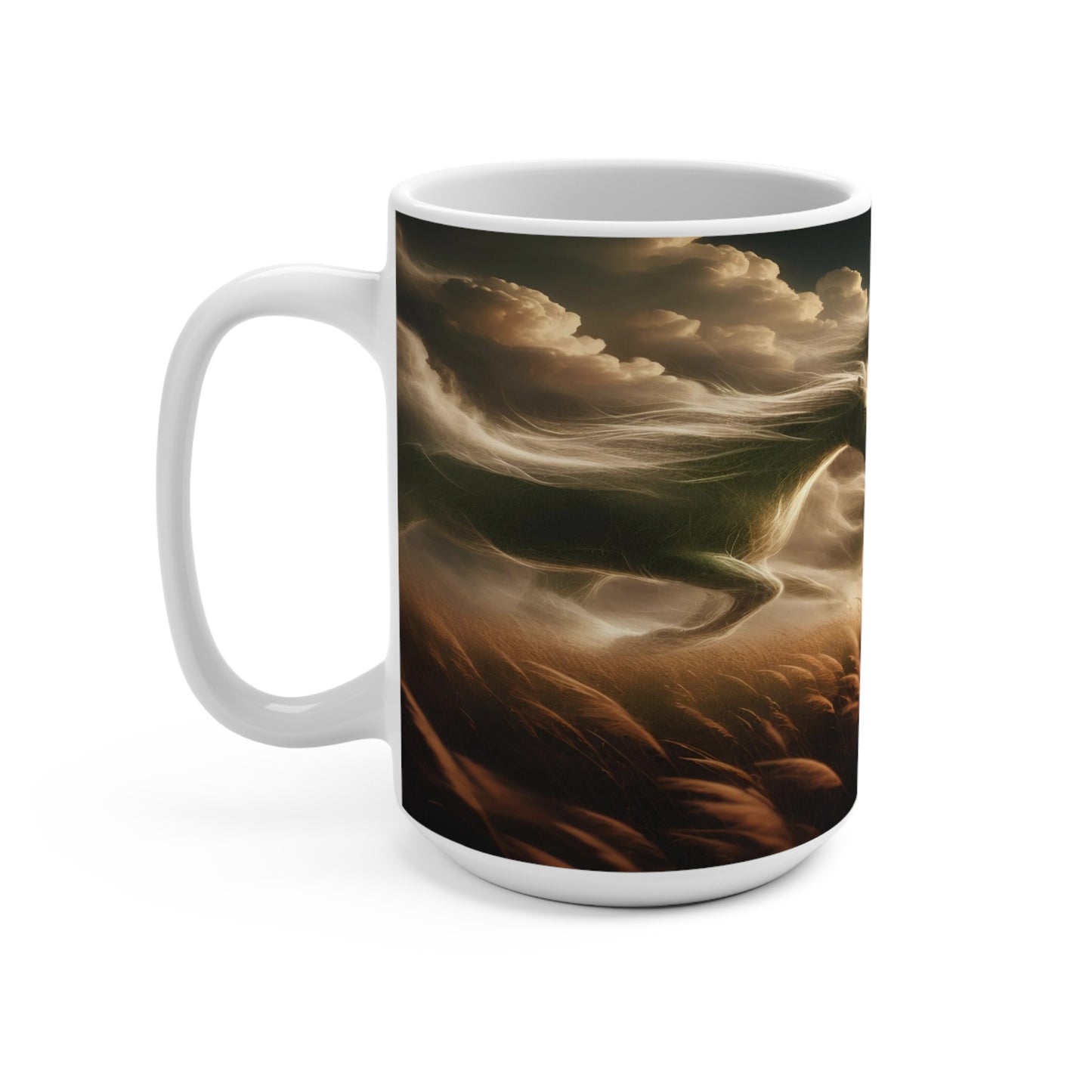 stampede in the sky Mug 15oz