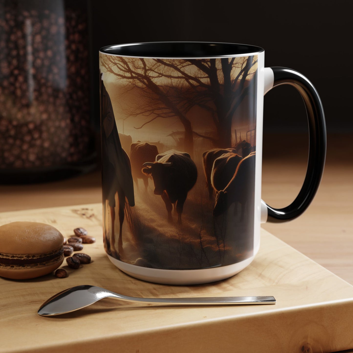 cowboys morning Accent Coffee Mug (11, 15oz)