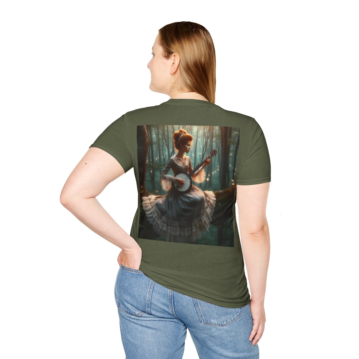 Magical banjo, Forest Unisex Softstyle T-Shirt