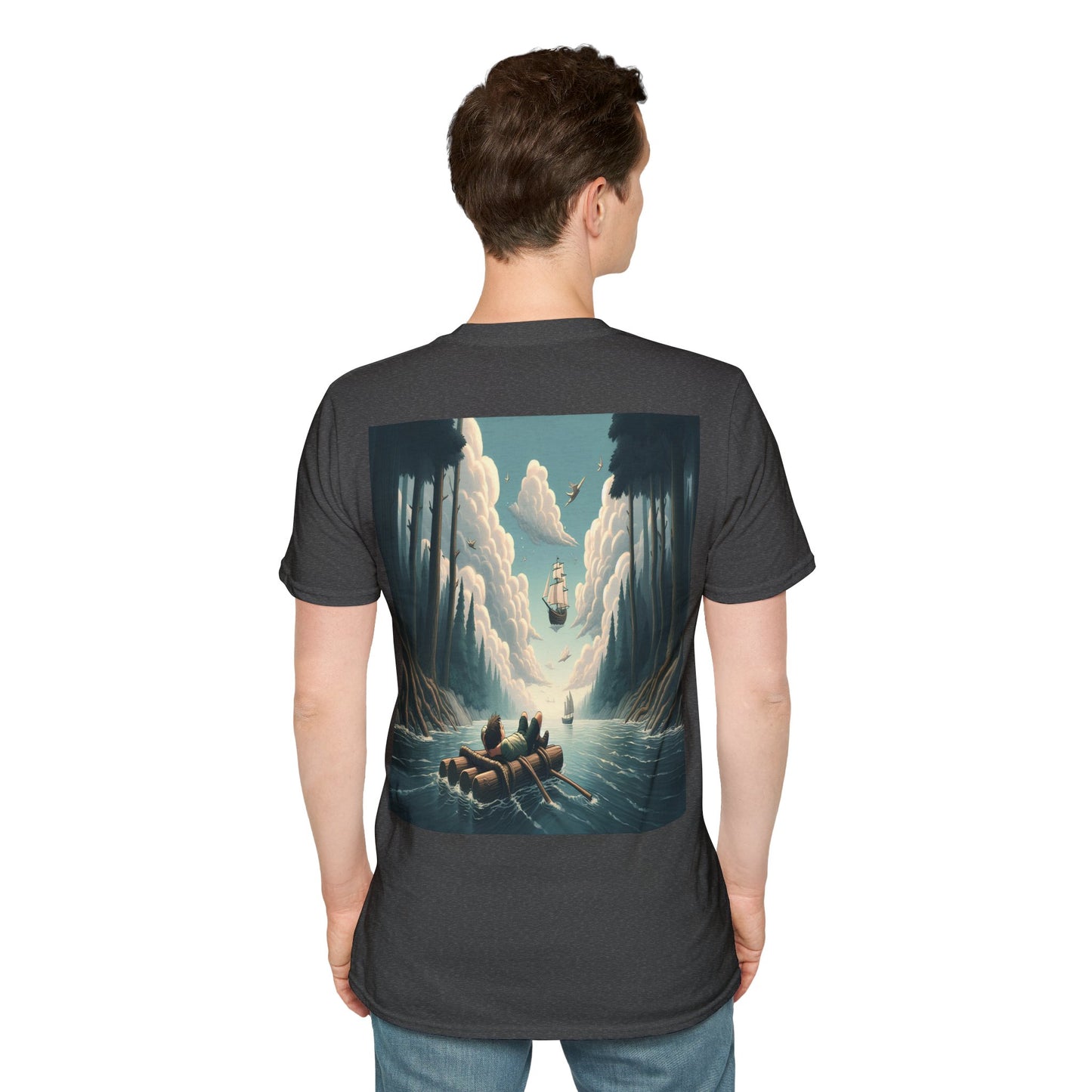 river raft dreams Unisex Softstyle T-Shirt