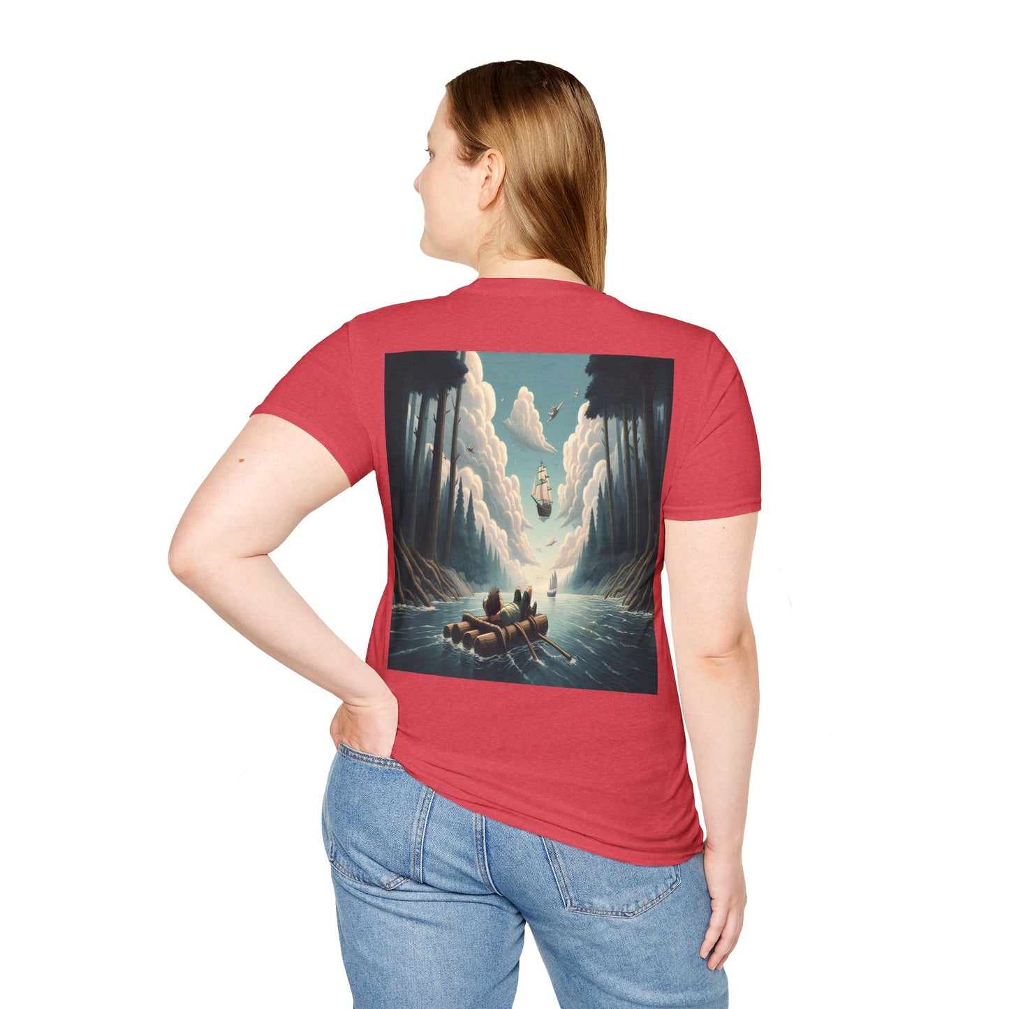 river raft dreams Unisex Softstyle T-Shirt
