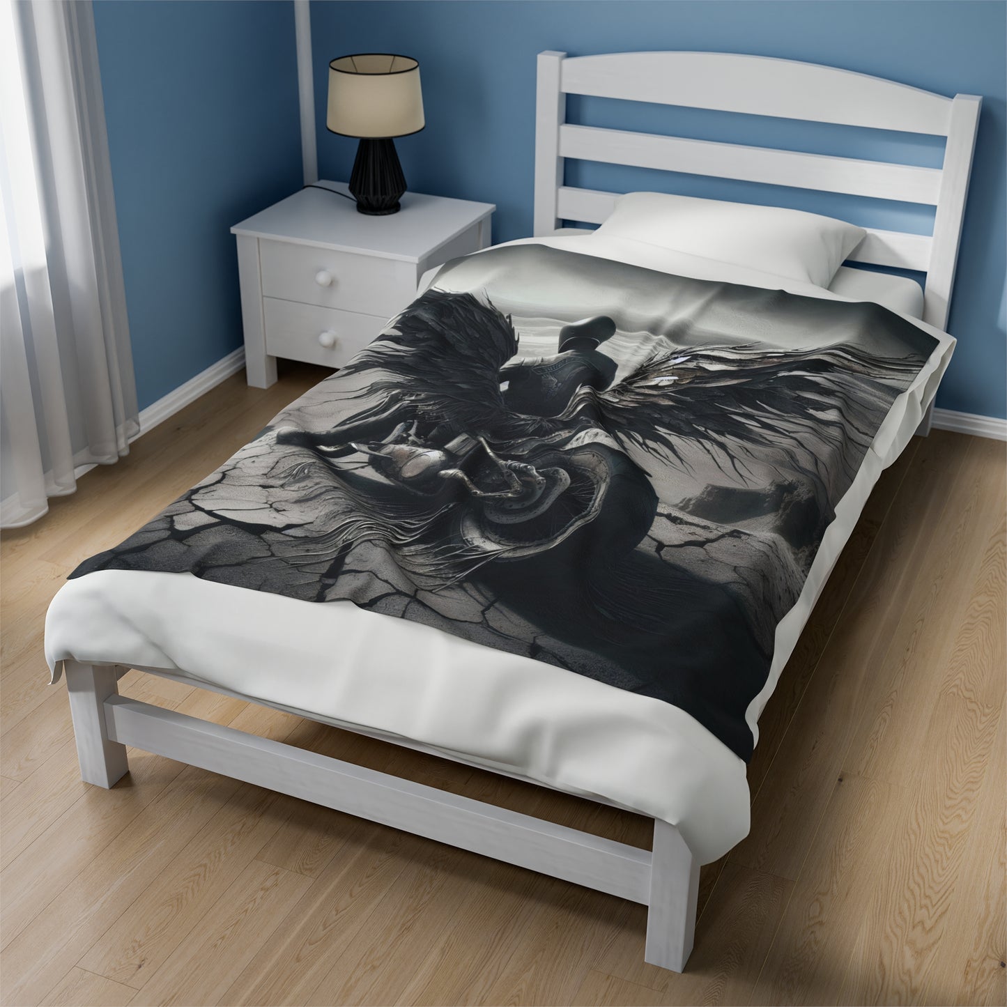 metal rider Velveteen Plush Blanket