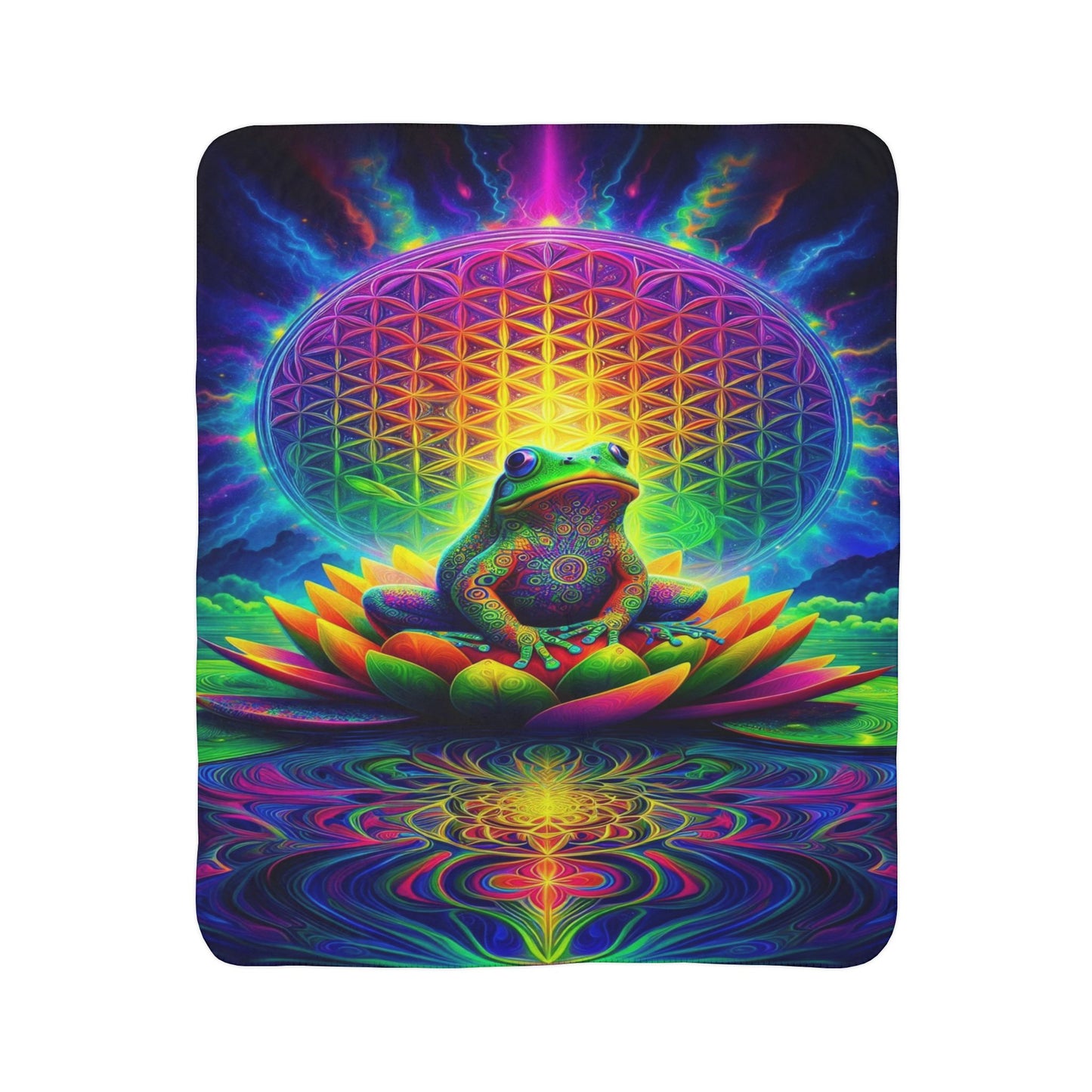 Frog’s Nirvana Fleece Sherpa Blanket