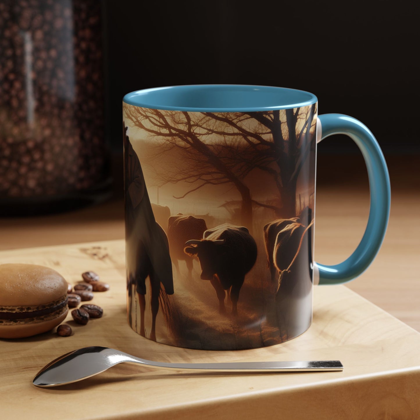 cowboys morning Accent Coffee Mug (11, 15oz)