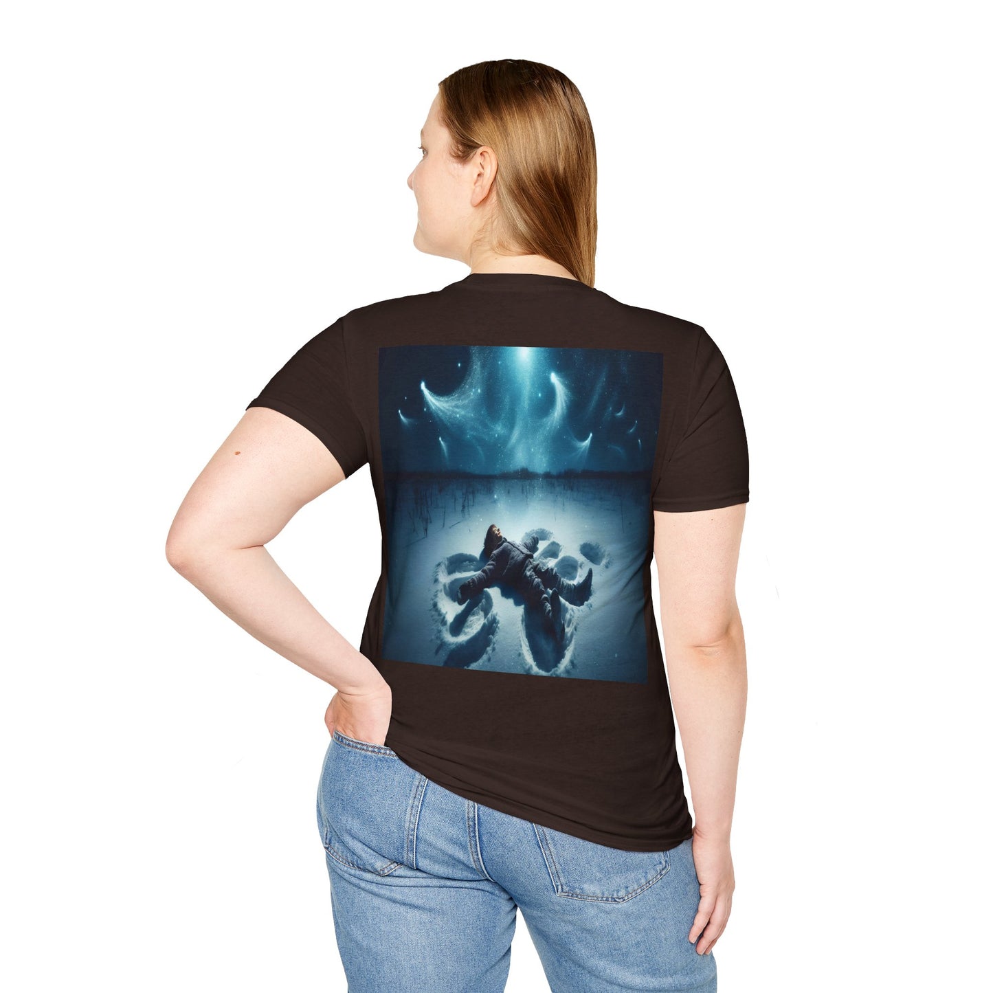 snow angel nights Unisex Softstyle T-Shirt