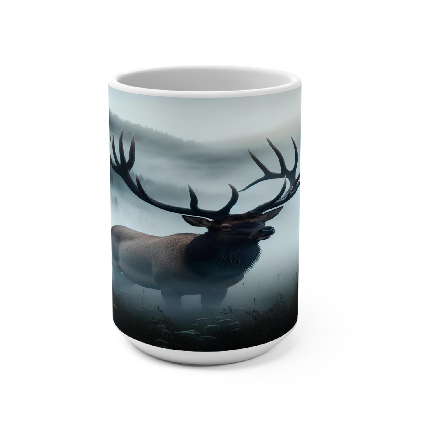Snowbound Elk Mug 15oz