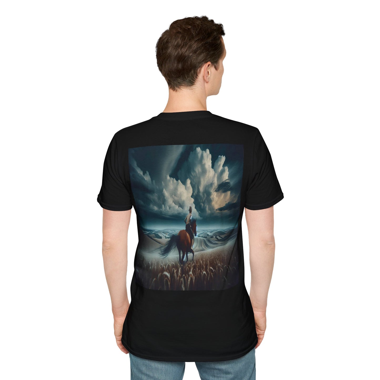 cloudy fields rides Unisex Softstyle T-Shirt