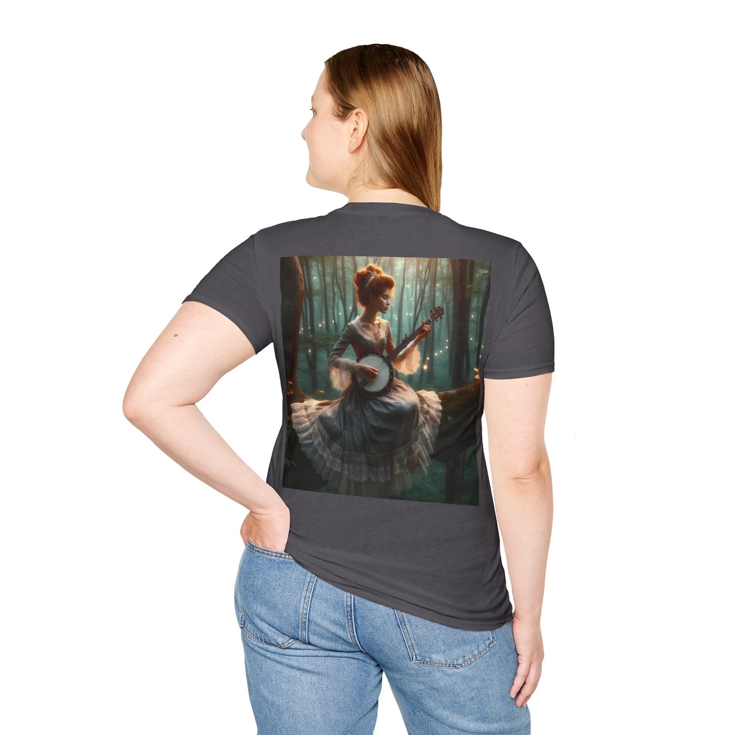 Magical banjo, Forest Unisex Softstyle T-Shirt