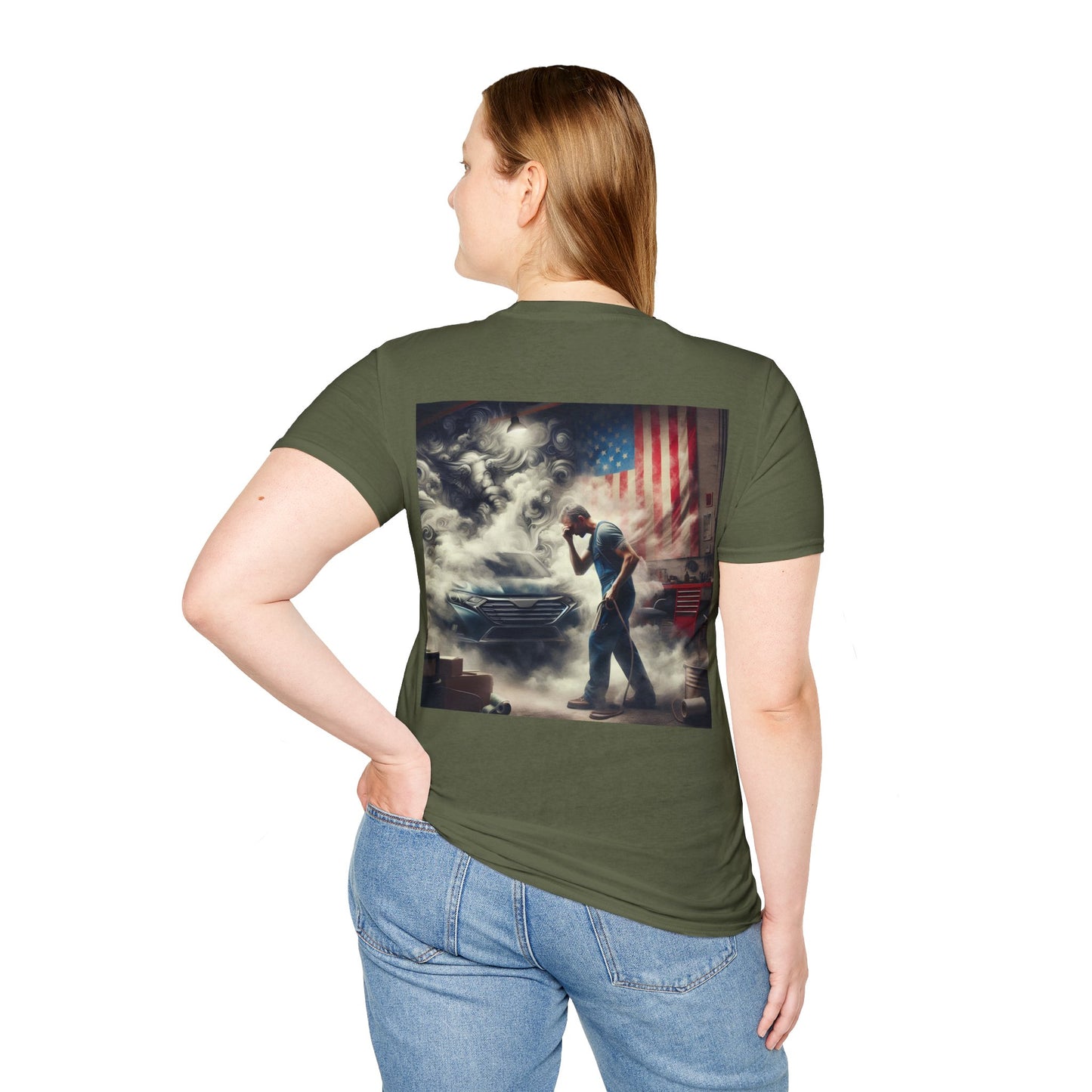 mechanics struggle Unisex Softstyle T-Shirt