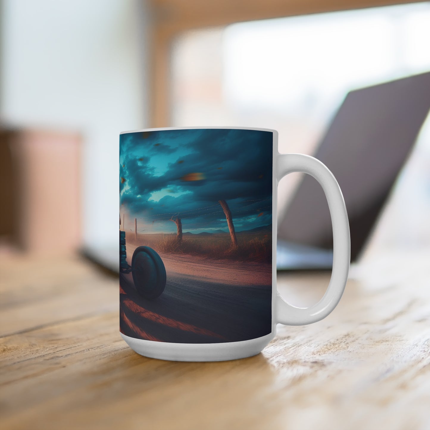box car racing Mug 15oz