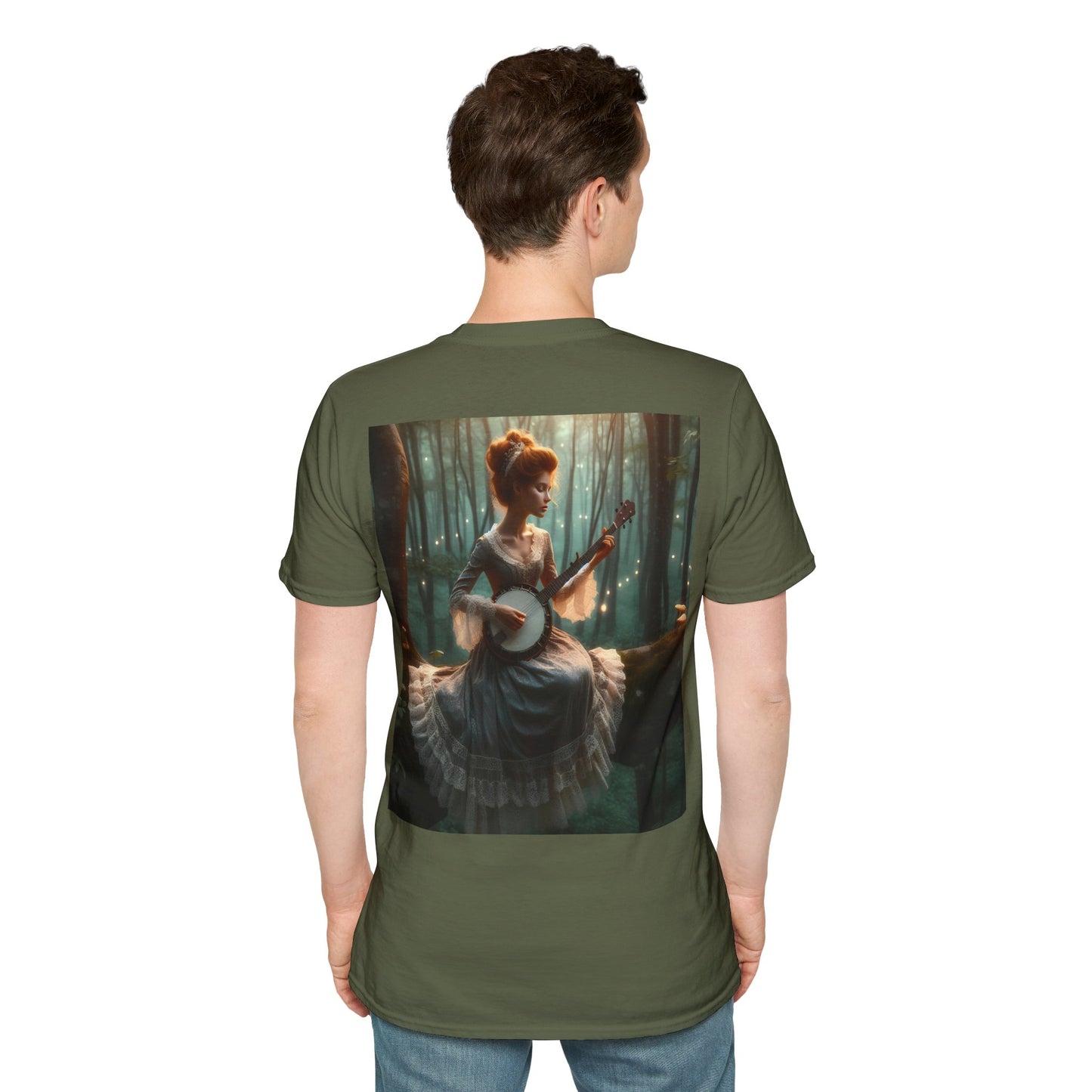 Magical banjo, Forest Unisex Softstyle T-Shirt