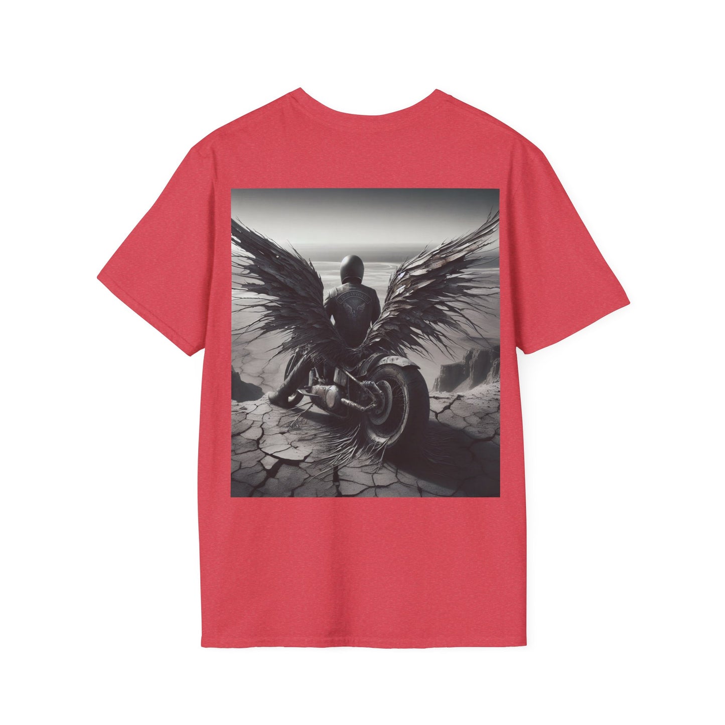metal rider lonley desert Unisex Softstyle T-Shirt