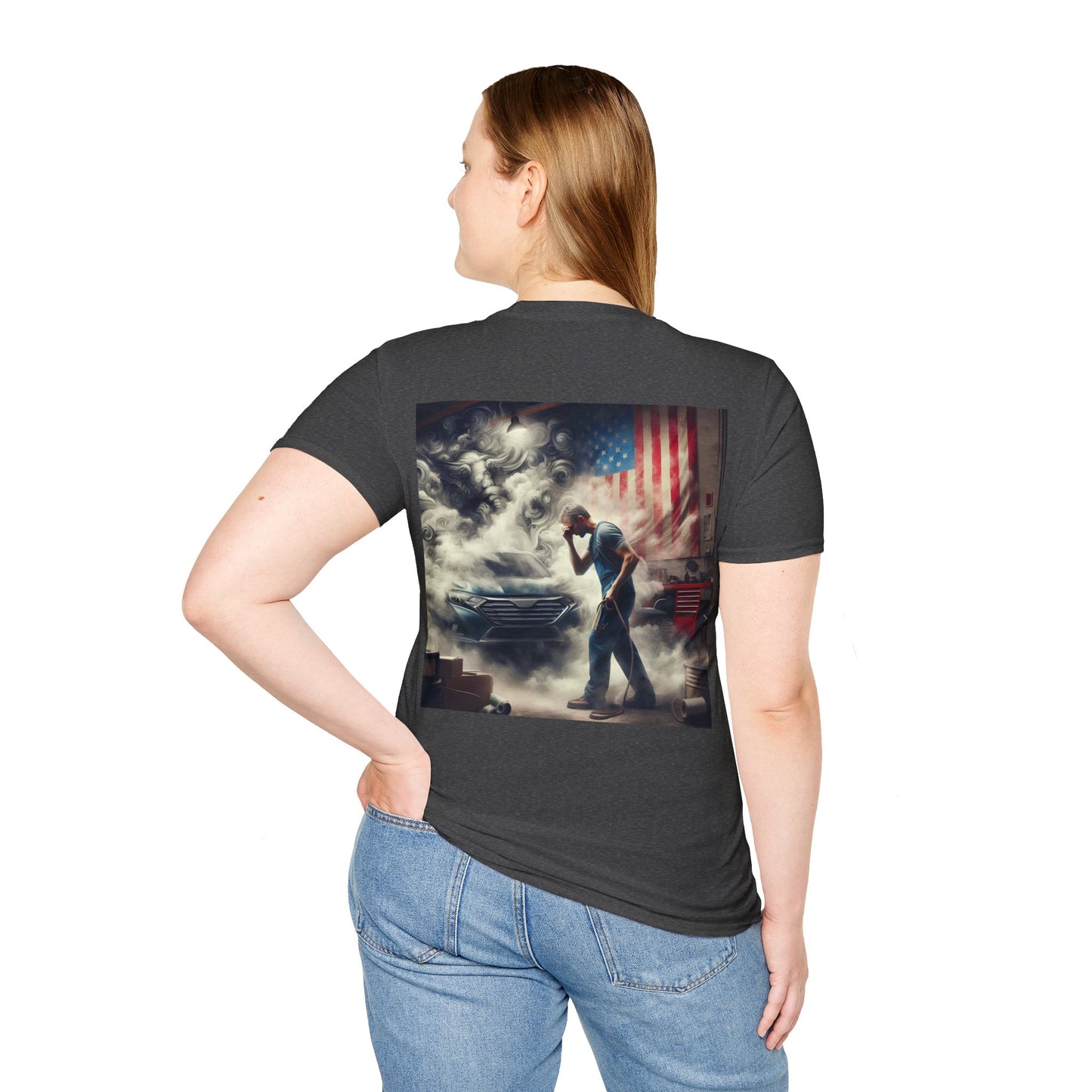 mechanics struggle Unisex Softstyle T-Shirt