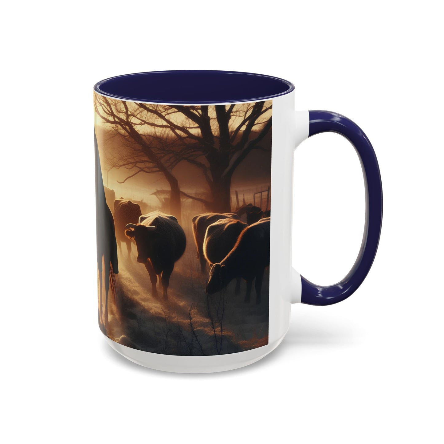cowboys morning Accent Coffee Mug (11, 15oz)