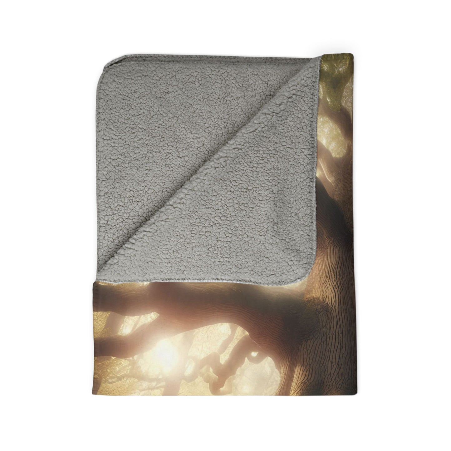Autumn Scurry Fleece Sherpa Blanket