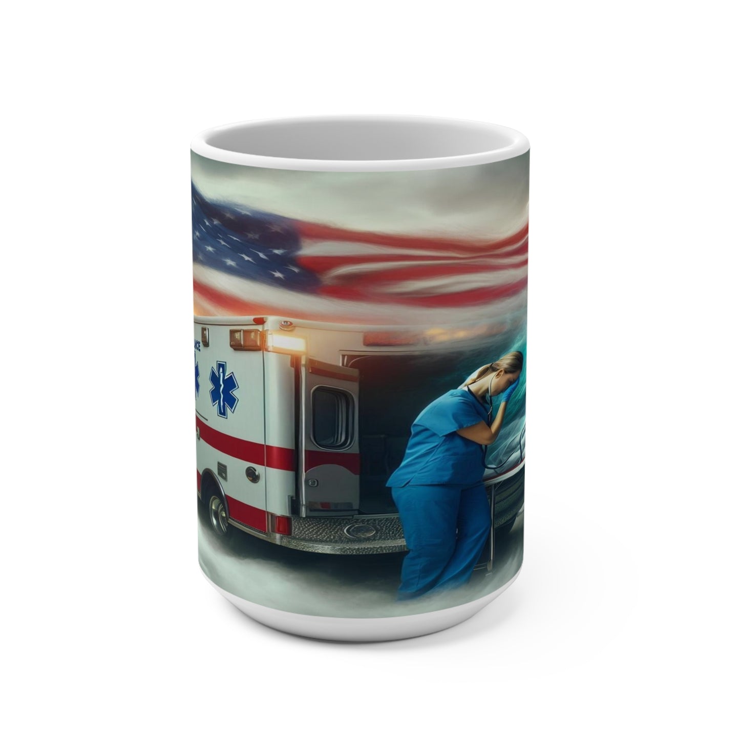 ghost of the job Mug 15oz