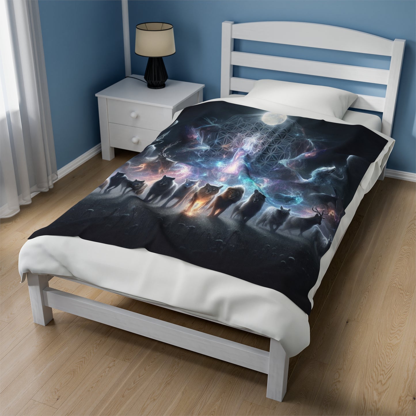 Spirit Wilderness Velveteen Plush Blanket