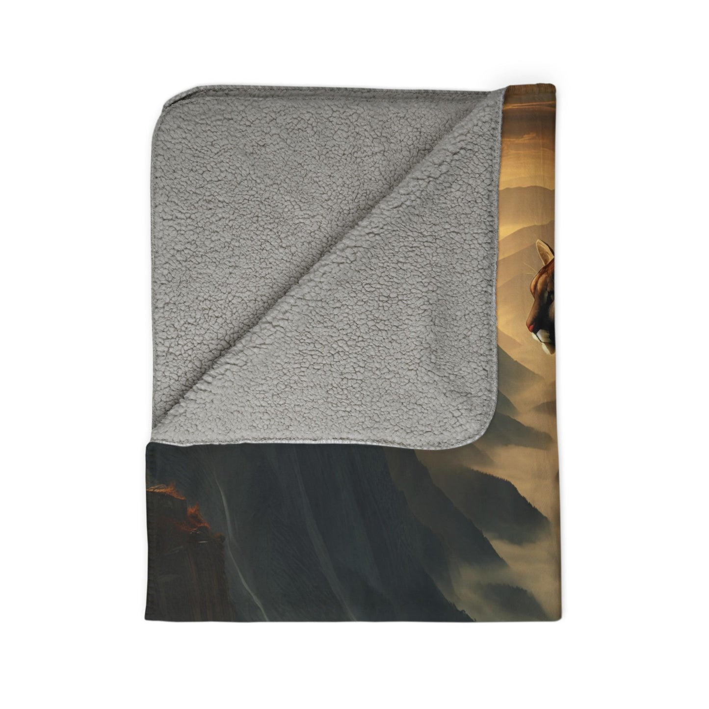 Cliff's Watch Fleece Sherpa Blanket