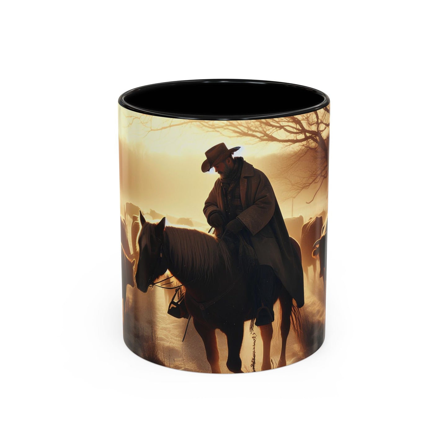 cowboys morning Accent Coffee Mug (11, 15oz)