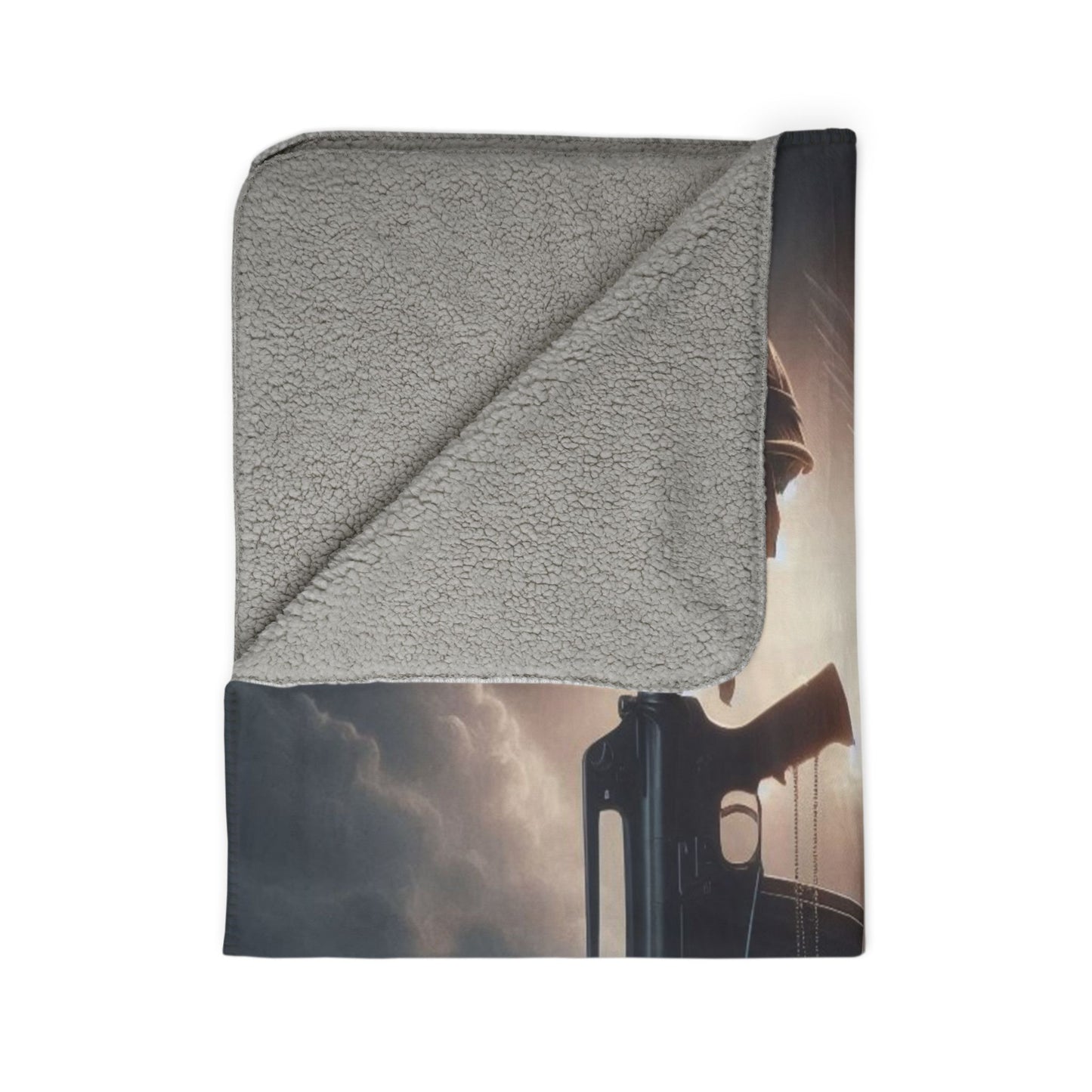 soldier memorial Fleece Sherpa Blanket