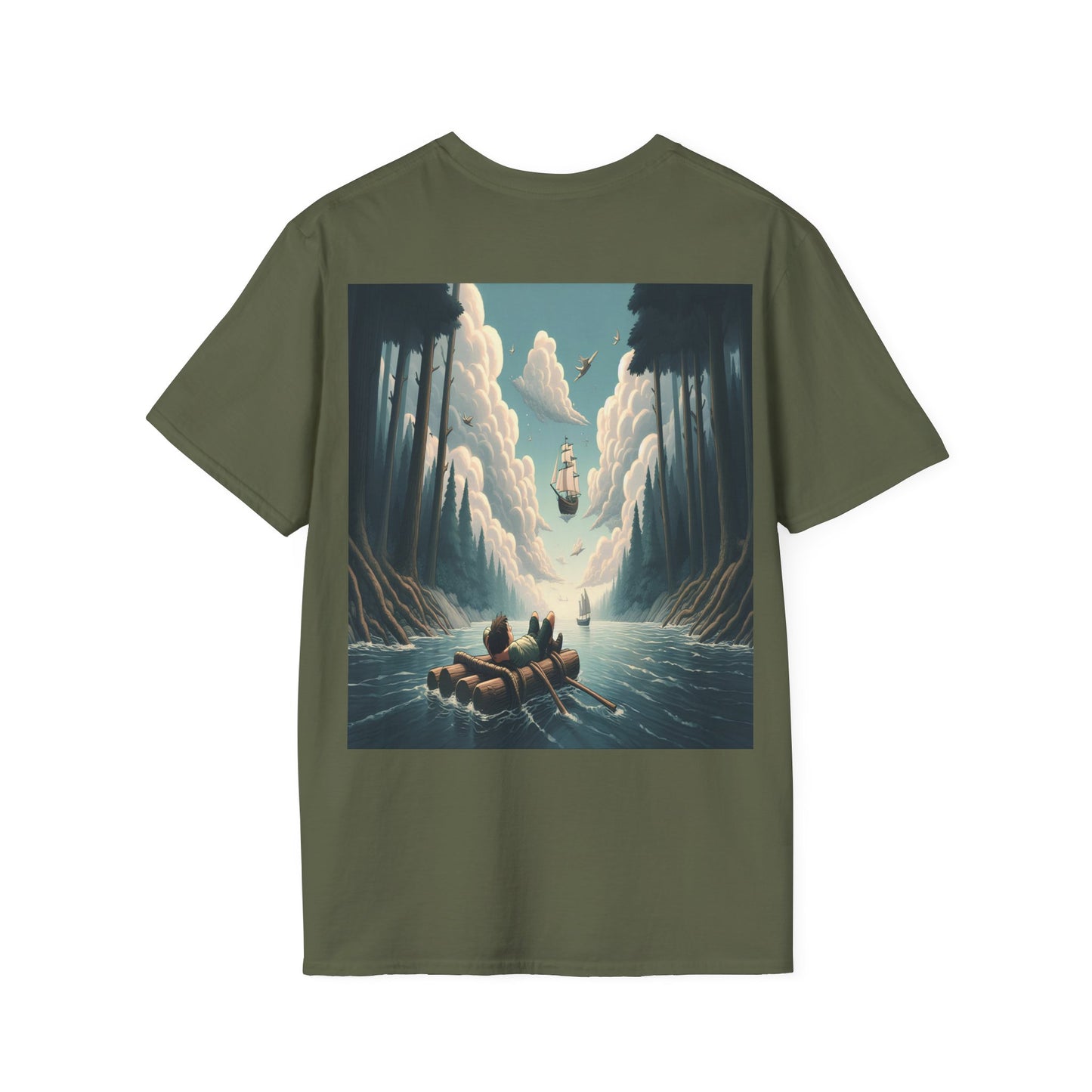 river raft dreams Unisex Softstyle T-Shirt