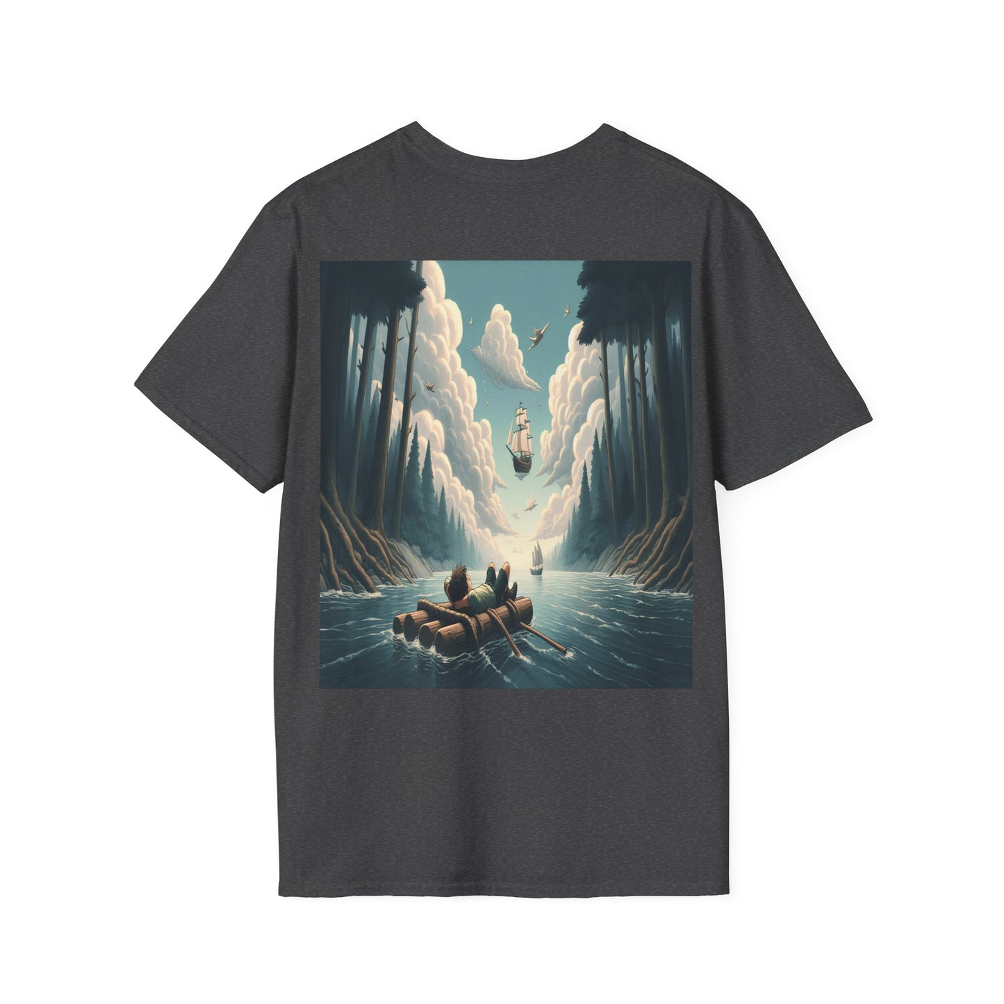 river raft dreams Unisex Softstyle T-Shirt