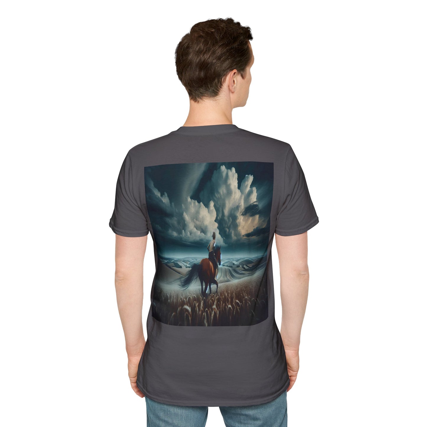 cloudy fields rides Unisex Softstyle T-Shirt