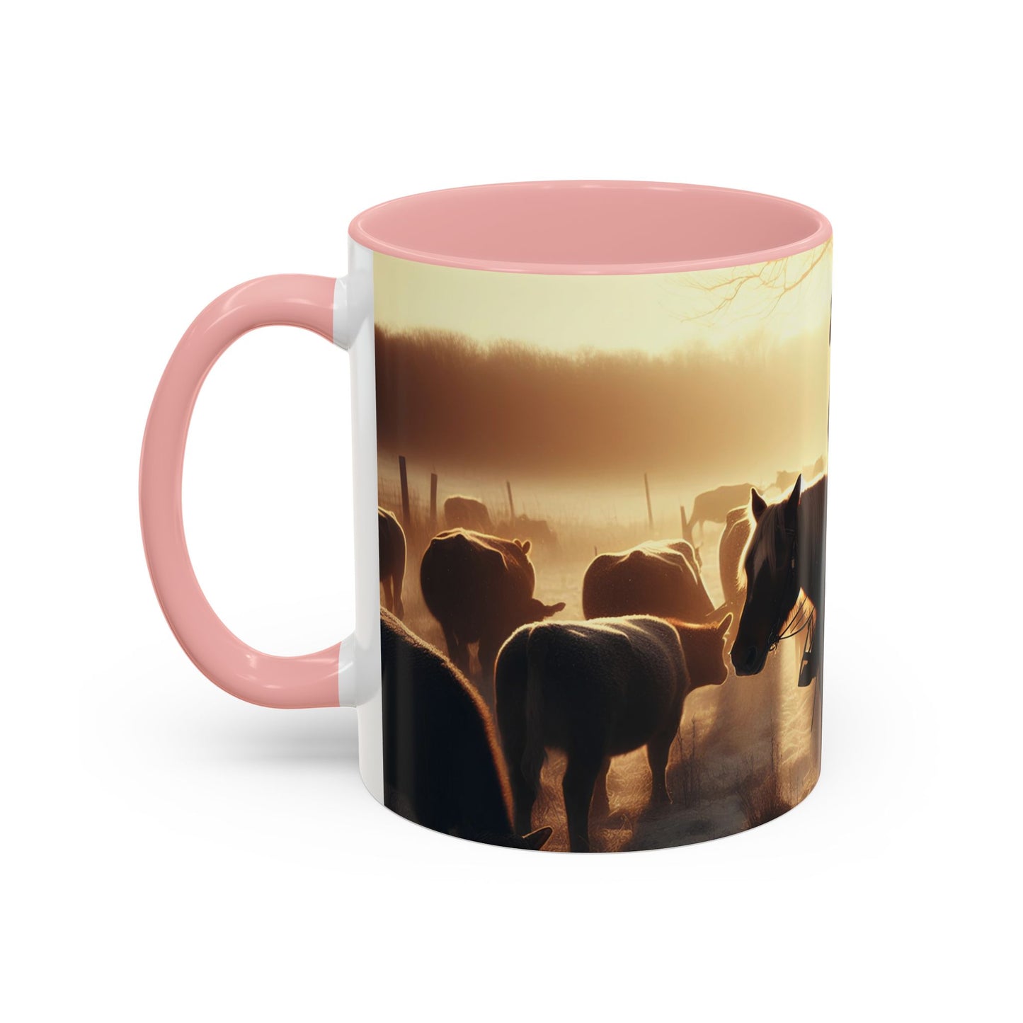 cowboys morning Accent Coffee Mug (11, 15oz)