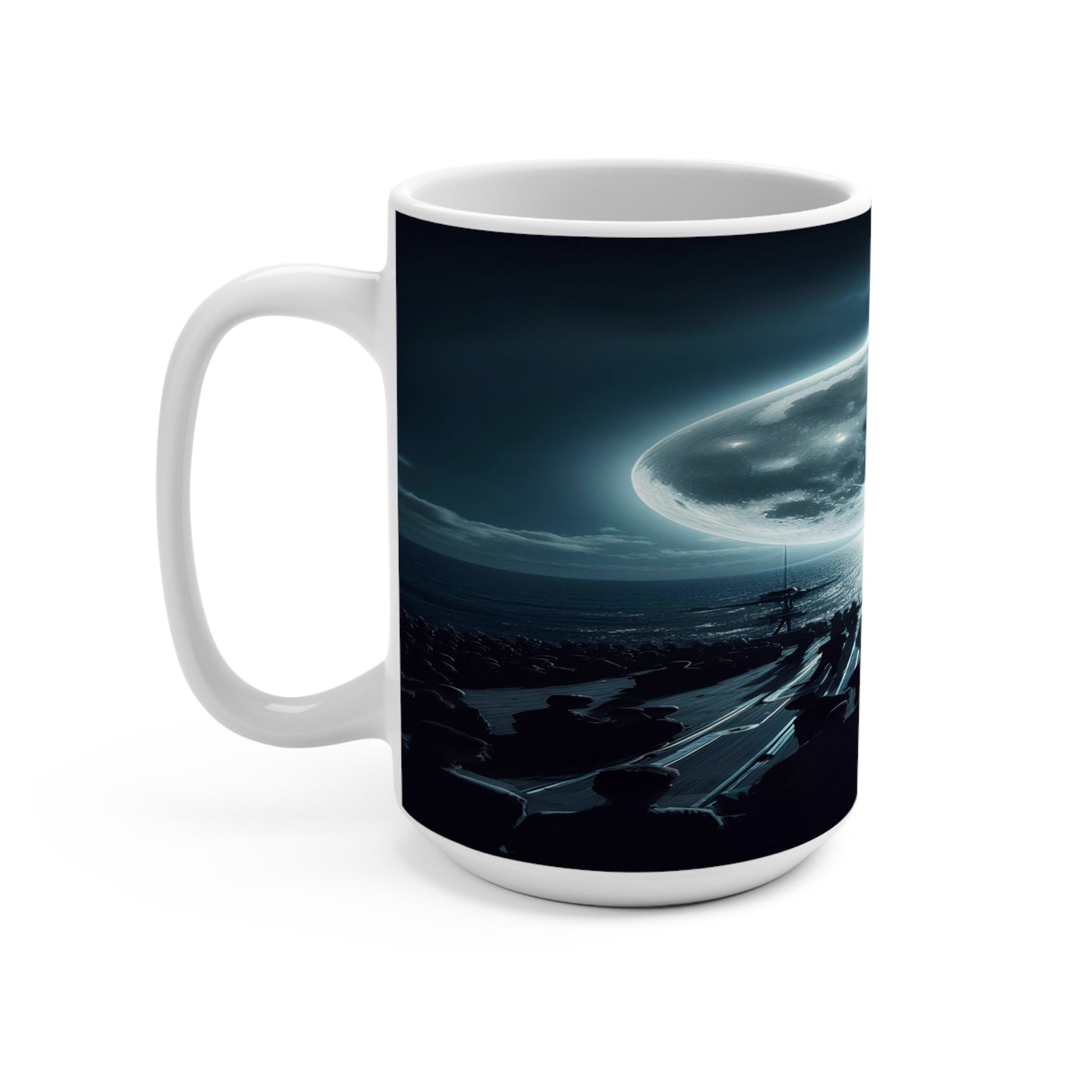 a night at sea Mug 15oz