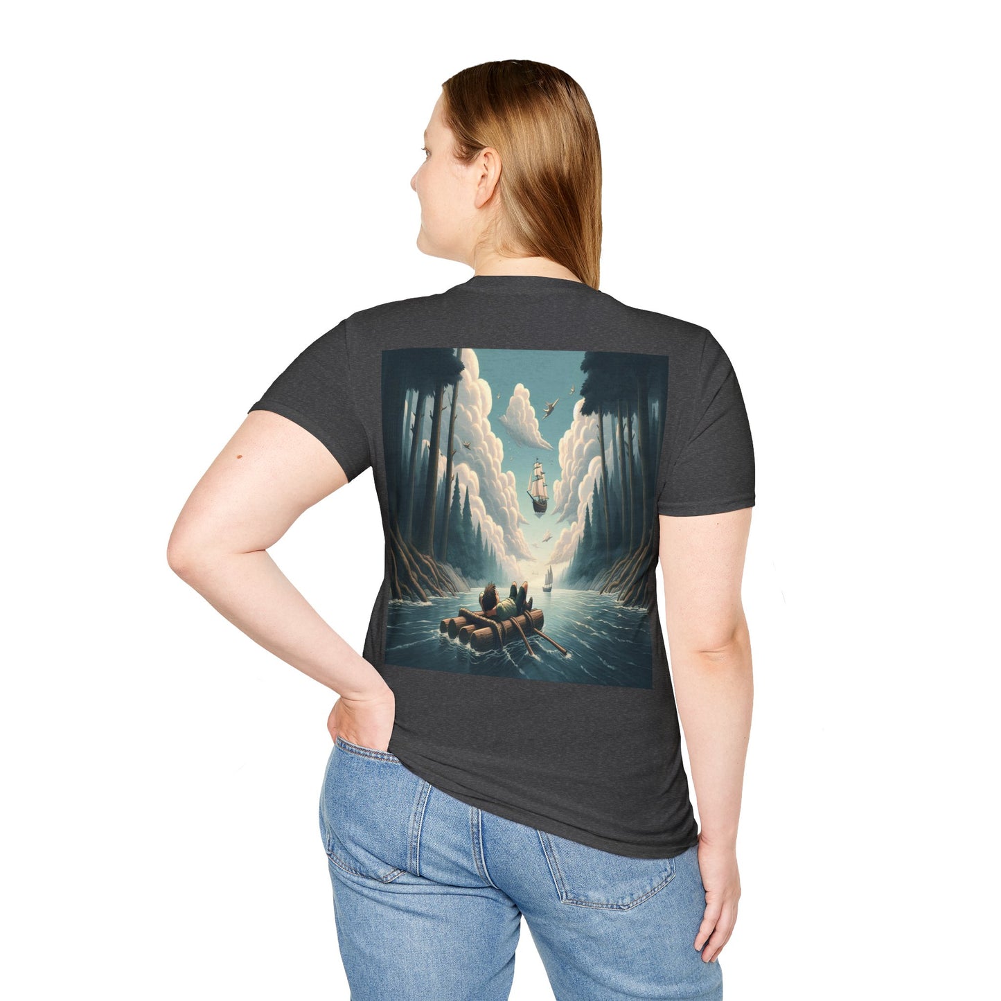 river raft dreams Unisex Softstyle T-Shirt