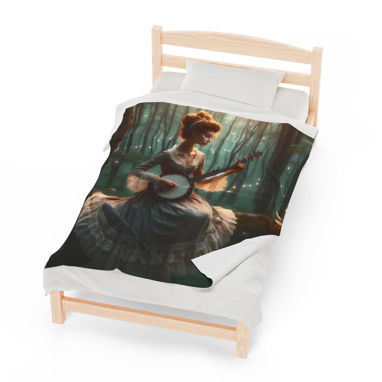 Magical banjo moments Velveteen Plush Blanket