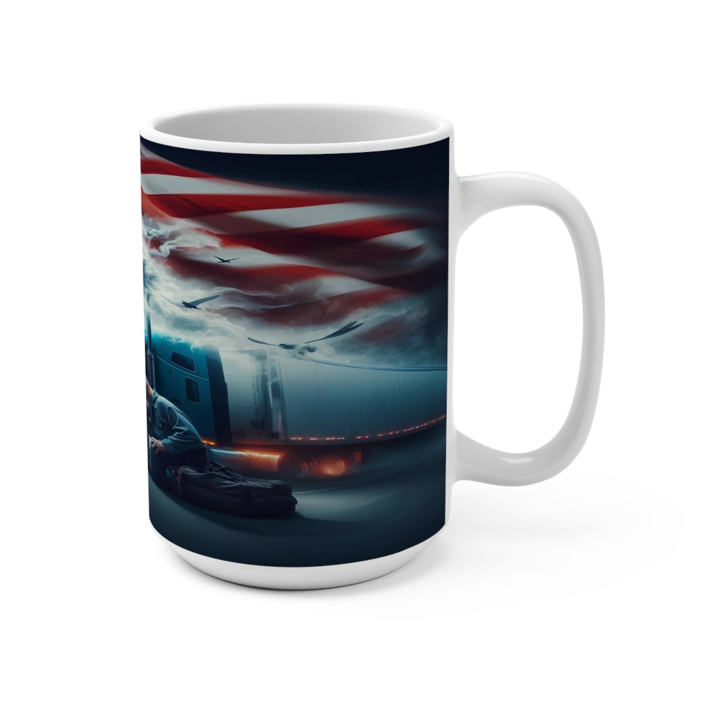 a truckers prayer Mug 15oz