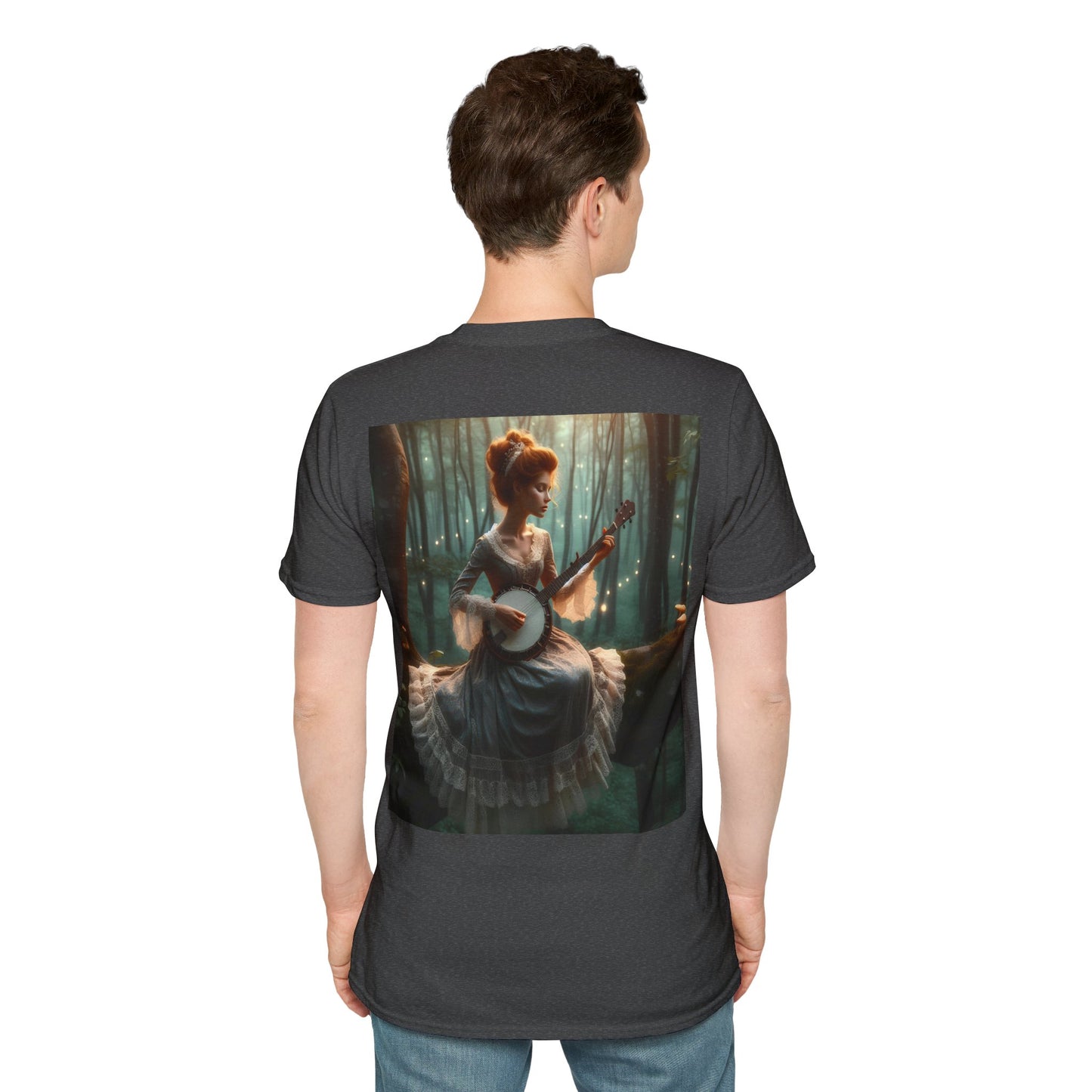 Magical banjo, Forest Unisex Softstyle T-Shirt