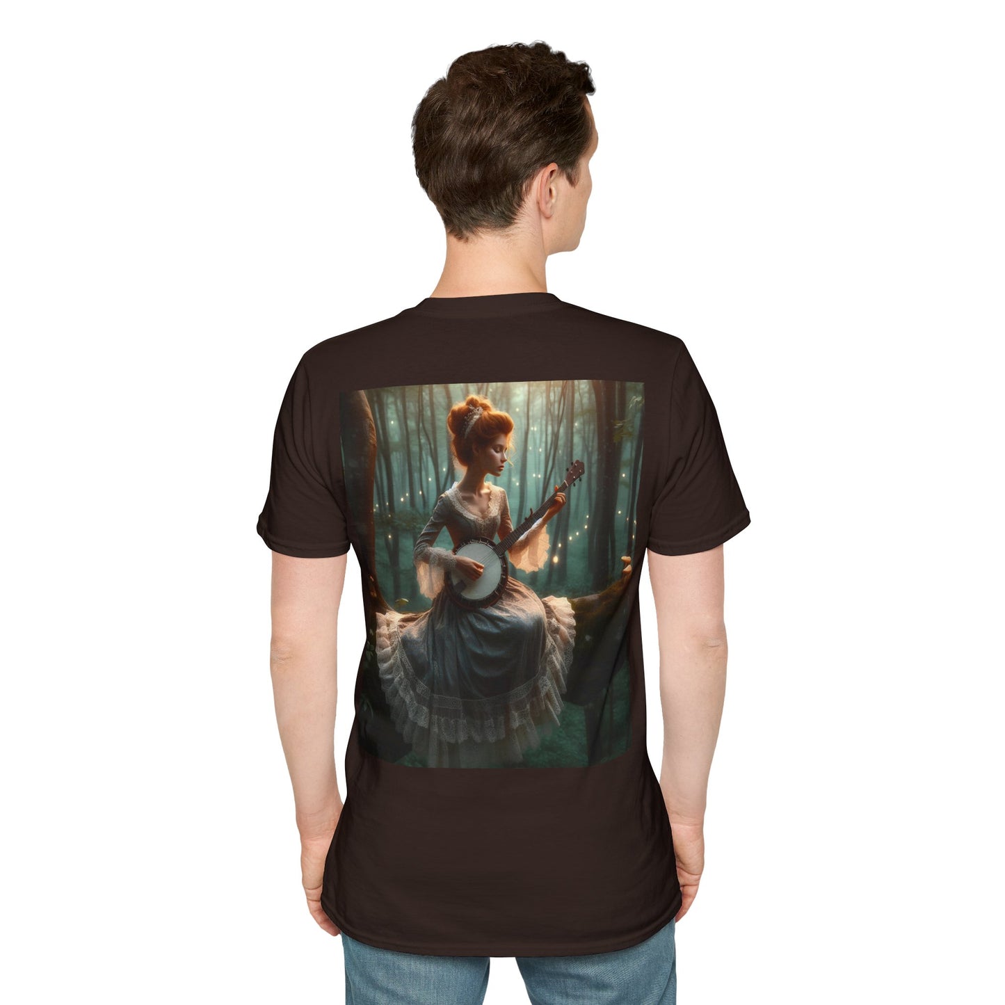 Magical banjo, Forest Unisex Softstyle T-Shirt
