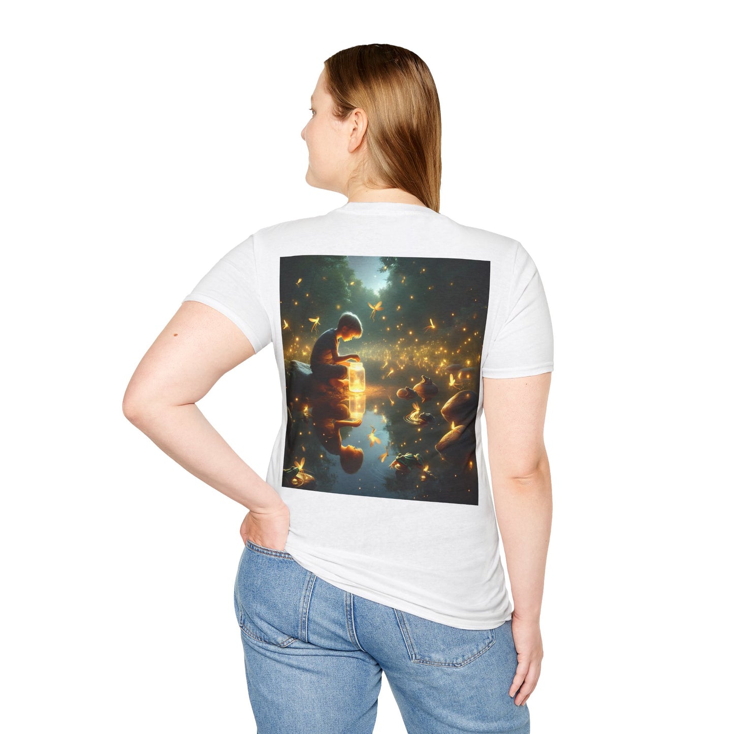 lightning bug nights Unisex Softstyle T-Shirt