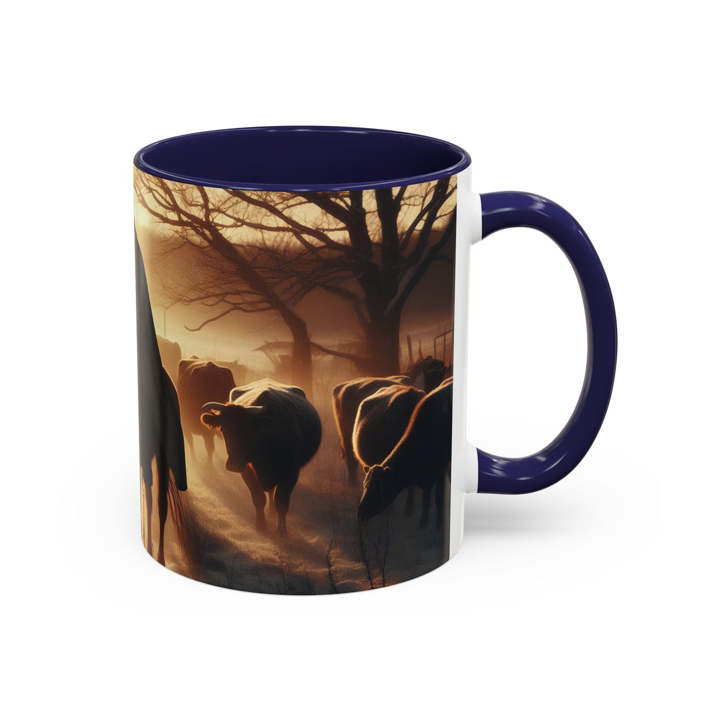 cowboys morning Accent Coffee Mug (11, 15oz)